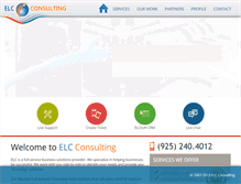 Tablet Screenshot of elcconsulting.com